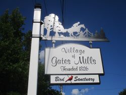 Village of Gates Mills Street Sign